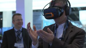 Erste Messe-Einsatz von Virtuelle Realität (VR), entwickelt von Intracon